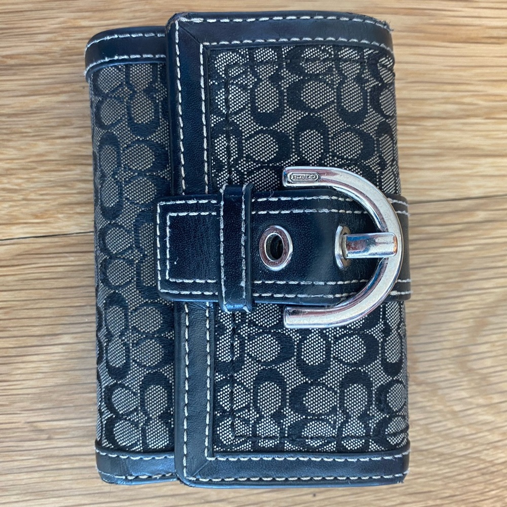 Black Coach Wallet